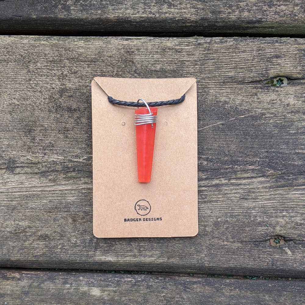 Red Crystal Chakra Healing Chakra Necklace